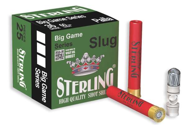Sterling Exclusive Big Game Series Shotgun Ammo .410 Bore 2.5 in 1/2 oz Slug