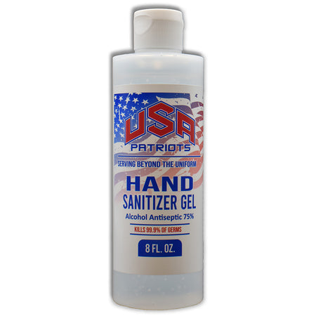 USA Patriots 8 oz Hand Sanitizing Gel (12 Per Case)