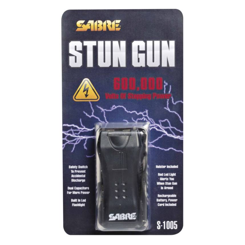 Sabre Mini Stun Gun in Realtree Camo Finish and Holster