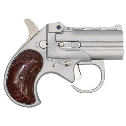 Bearman Big Bore 9mm Derringer 2.75" Barrel Satin Finish Rosewood Grips
