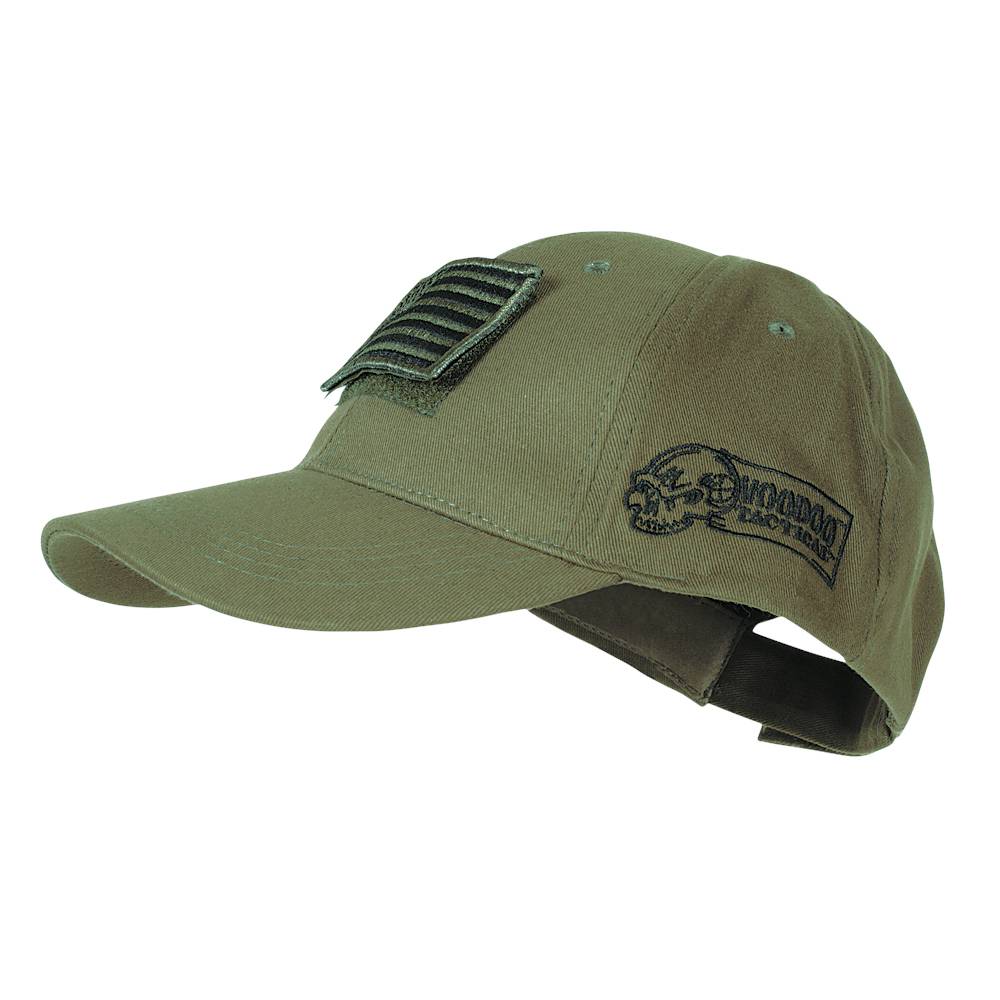Voodoo Tactical Removable Flag Patch Cap OD