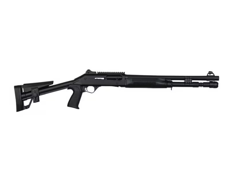 PANZER ARMS M4 TACTICAL 12G SA BLACK FIXED SKELETON STOCK