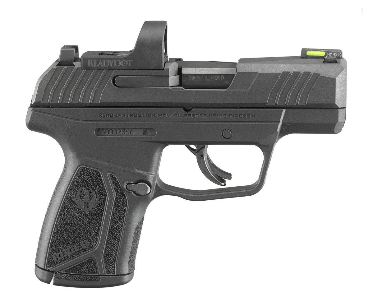 RUGER MAX-9 9MM PSTL BLACK 3.2" 12+1 W/ RUGER REDDOT OPTIC