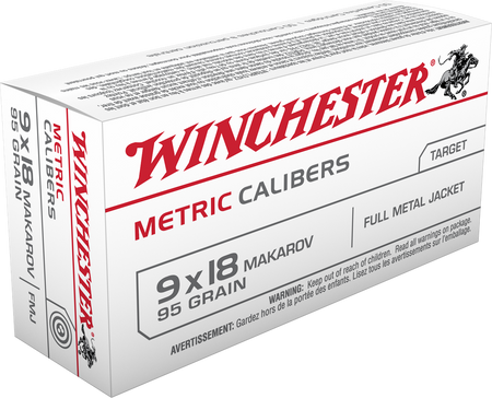 d9X18 MAKAROV 95GR FMJ 50RDS