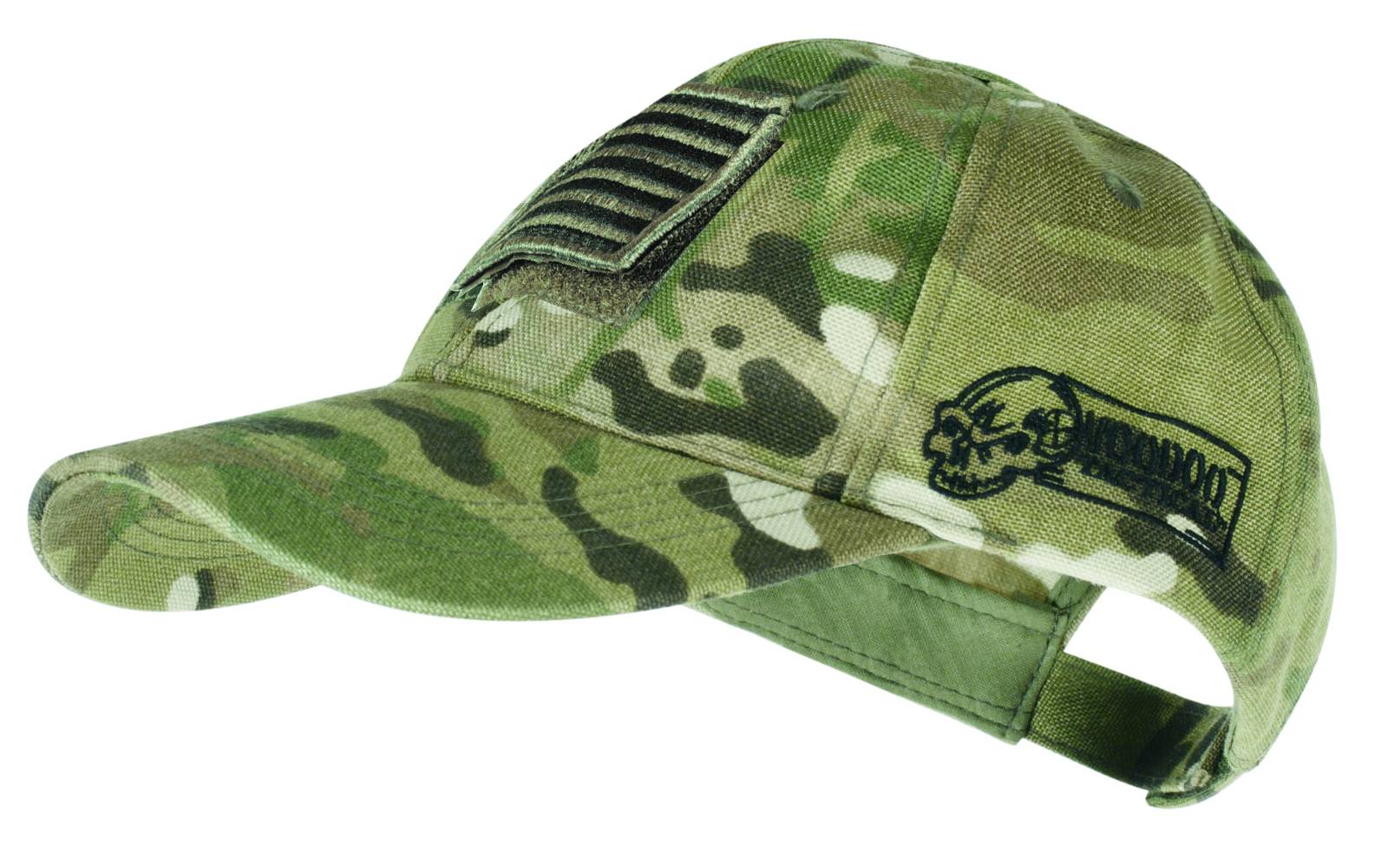 Voodoo Tactical Removable Flag Patch Cap MultiCam Pattern