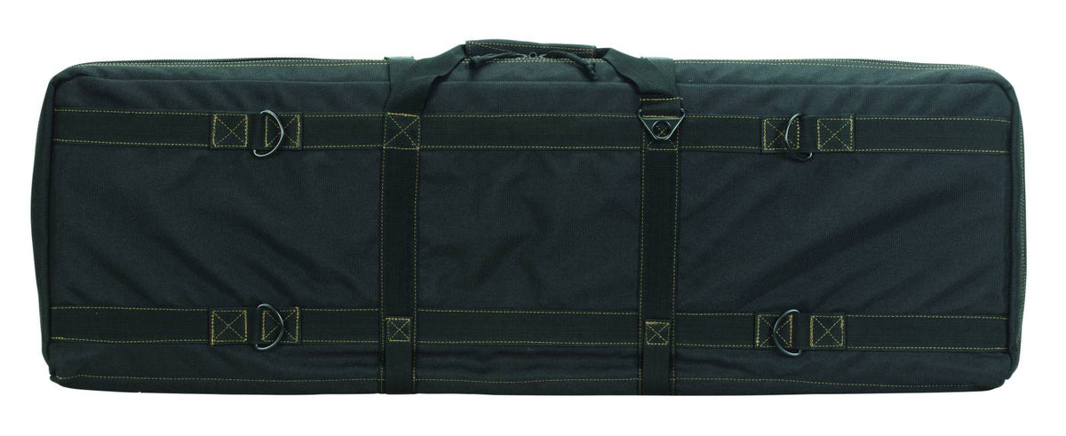Voodoo Tactical Padded Weapons Case 36" Die Cut MOLLE Black/Coyote