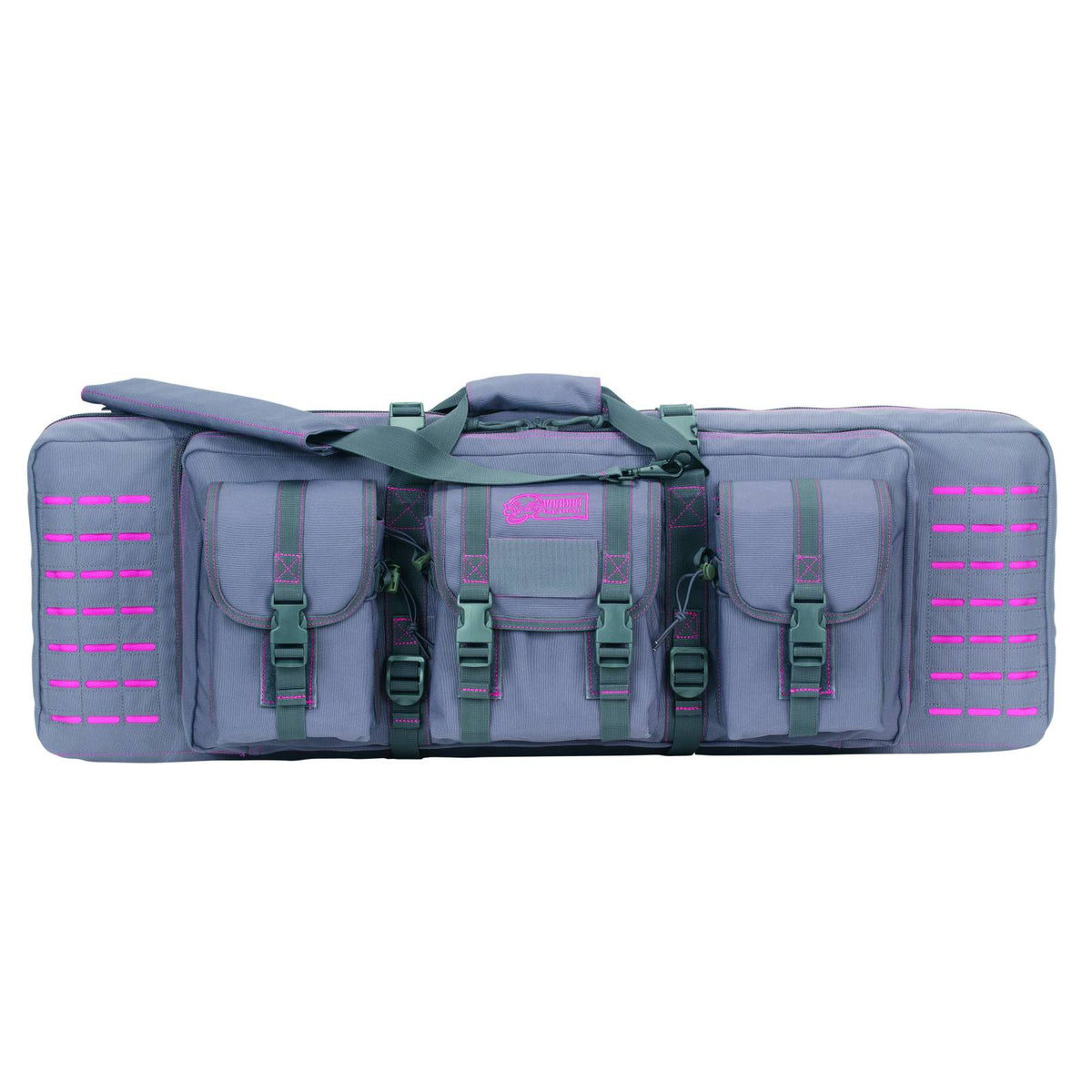 Voodoo Tactical Padded Weapons Case 36" Die Cut MOLLE Black/Pink