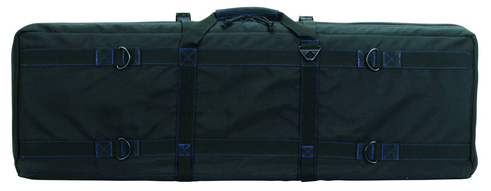 Voodoo Tactical Padded Weapons Case 36" Die Cut MOLLE Black/Blue