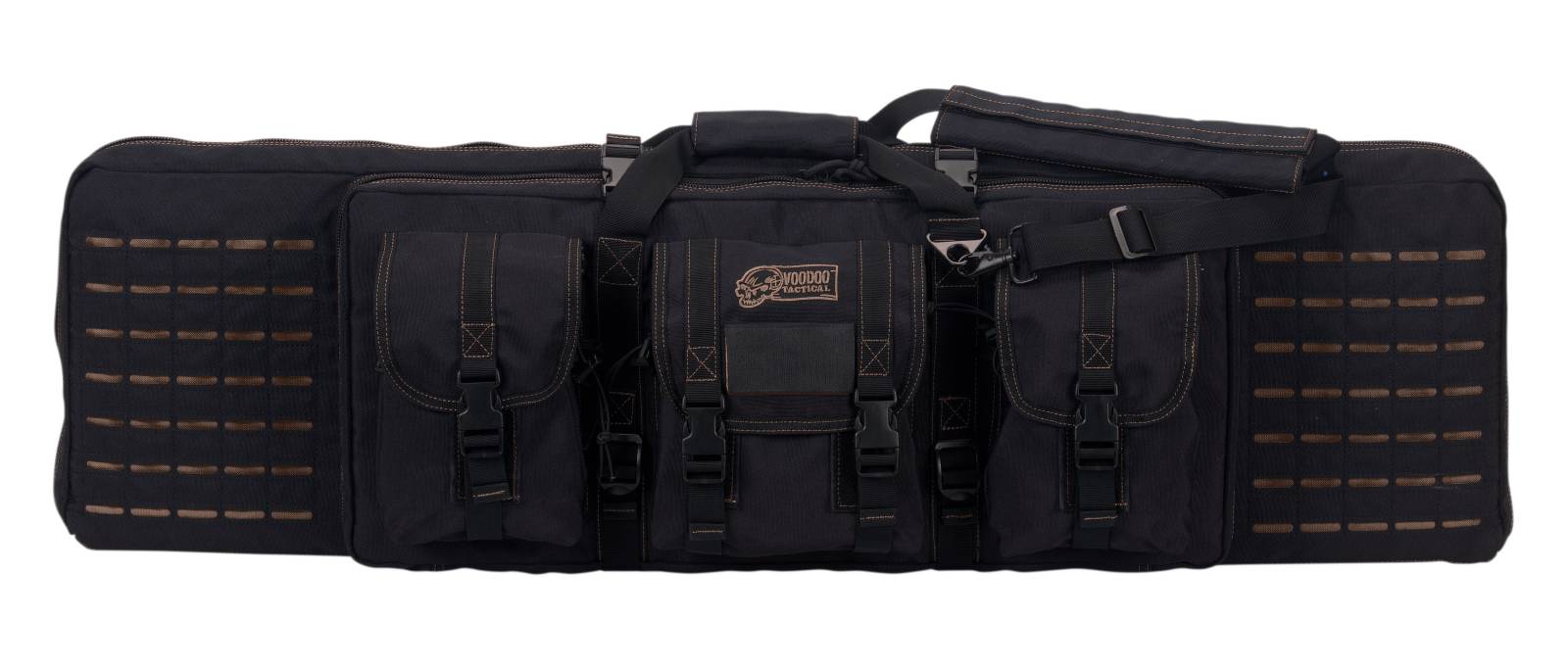 Voodoo Tactical Padded Weapons Case 42" Die Cut MOLLE Black/Coyote