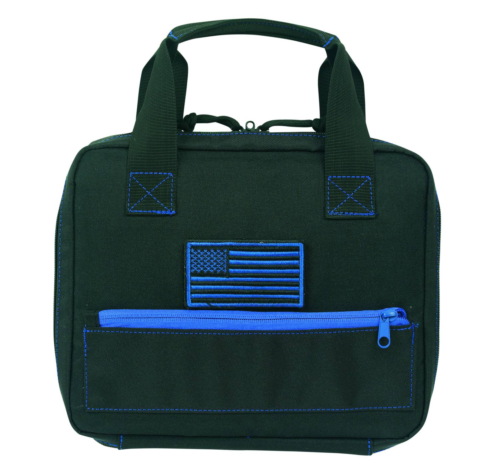 Voodoo Tactical Black and Blue Custom Series Handgun Case