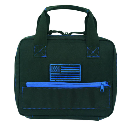 Voodoo Tactical Black and Blue Custom Series Handgun Case