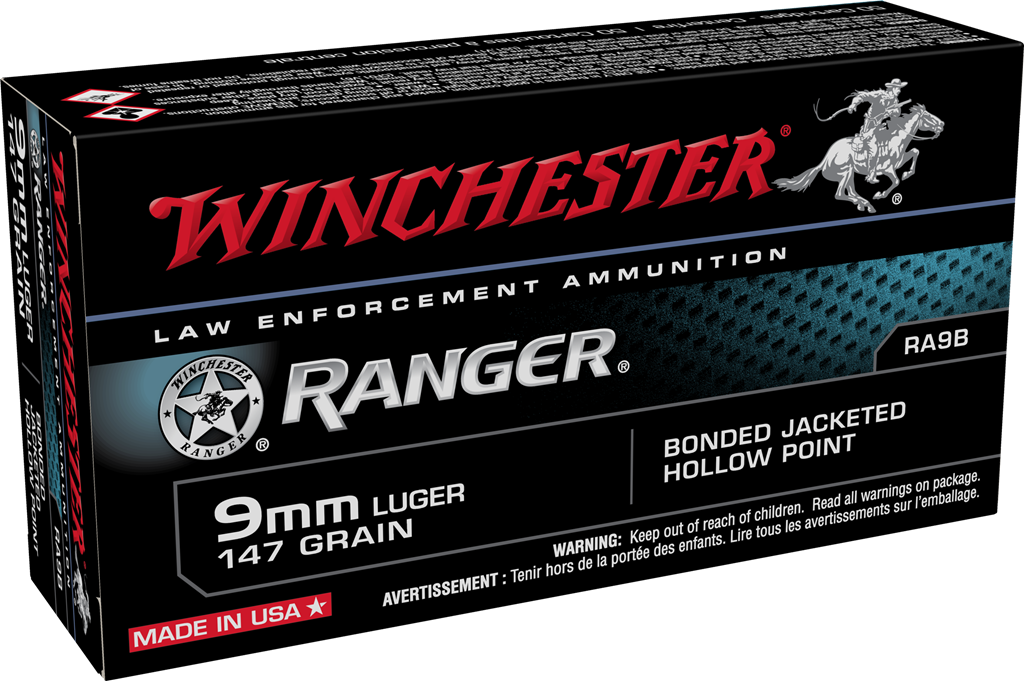 Winchester Ranger LE 9mm Luger / Parabellum 147 Gr BHP