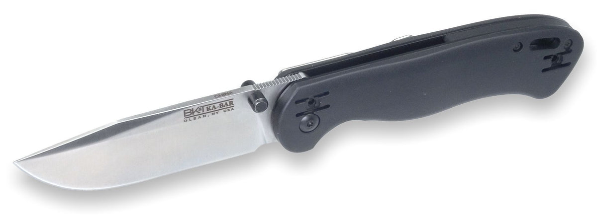Ka-Bar Becker BK40 3.56in Drop Point Folding Knife with 4-Position Wire Clip