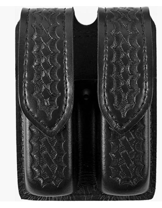 Safariland 77 Hidden Snap Double Magazine Holder Glock Black