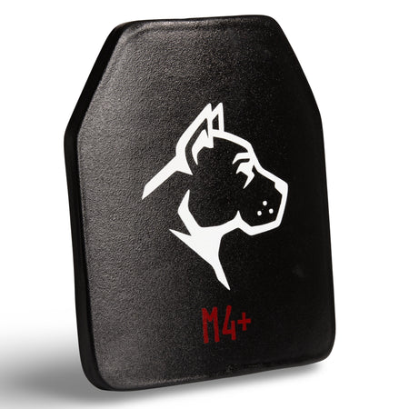 Guard Dog M4+ Advanced LVL IV 10x12 Single Curved Ceramic Plate w/ Anti-Spall Coating
