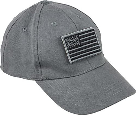 Voodoo Tactical Removable Flag Patch Cap in Gray