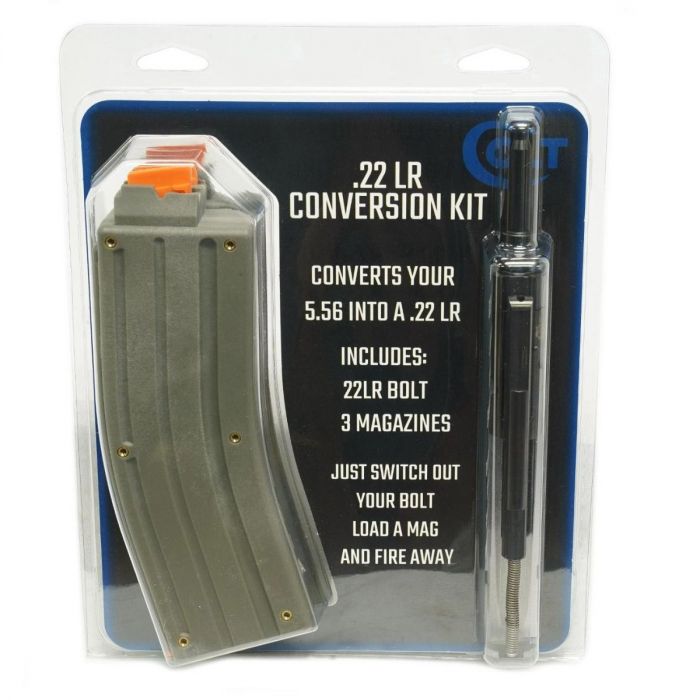 Colt .22LR AR-15 Bolt Conversion Kit with Three 25-Round Magazines