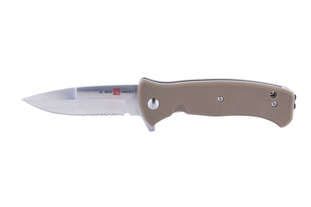 Al Mar Knives Mini S.E.R.E. Coyote 3" Folding Knife 8CR Combo Blade