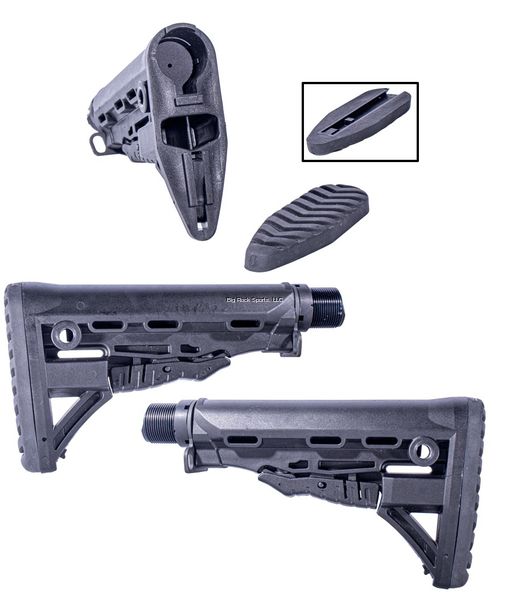 ATI SR-1 Complete AR Buttstock Assembly Milspec Buffer Tube and Castle Nut