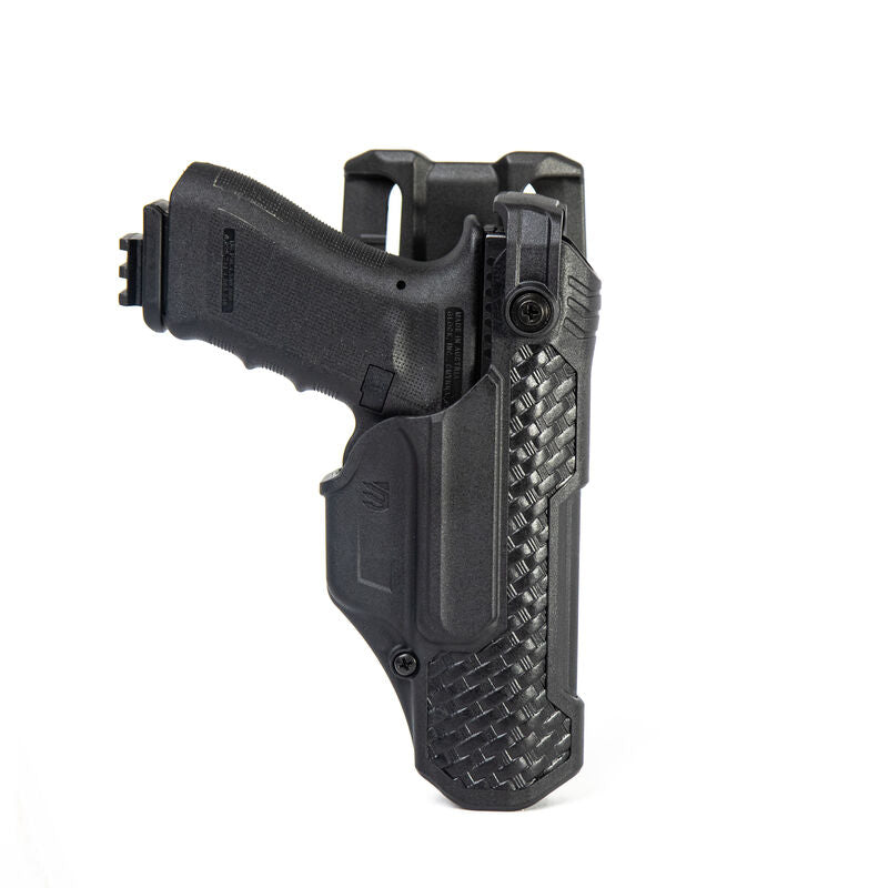 Blackhawk L3D T-Series Left Hand Basketweave Duty Holster Glock 17 22 Streamlight TLR7 TLRR