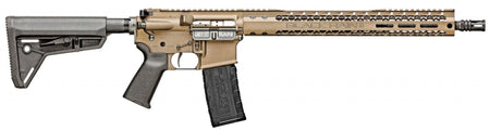 Black Rain SSP RIA 5.56 NATO 16 In SOCOM Profile BBL 15 In MLOK Slim Handguard FDE Finish 30rd Magazine