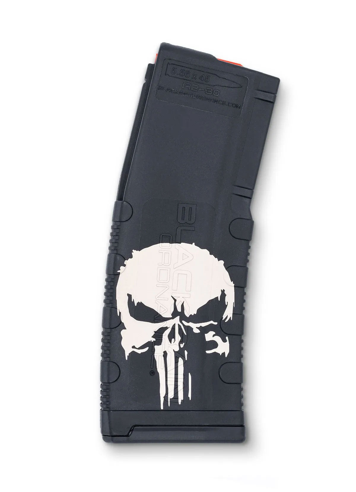 Black Rain Laser Etched Punisher No Flag 30-Round Magazine
