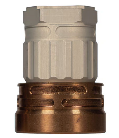 Q Erect9r 3-Way Tri-Lug Suppressor Mounting Adapter Clear Finish