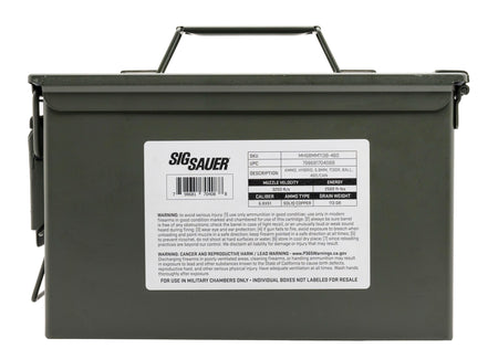 Sig Sauer Can .277 Sig Fury 113 grain Full Metal Jacket ammunition
