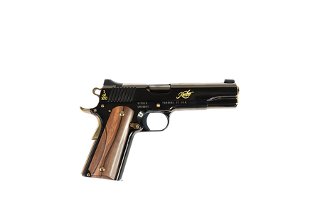 KIMBER 1911 BLACK GOLD 45ACP 5" 24KT GOLD INLAY 1-7RD 1-200 MADE