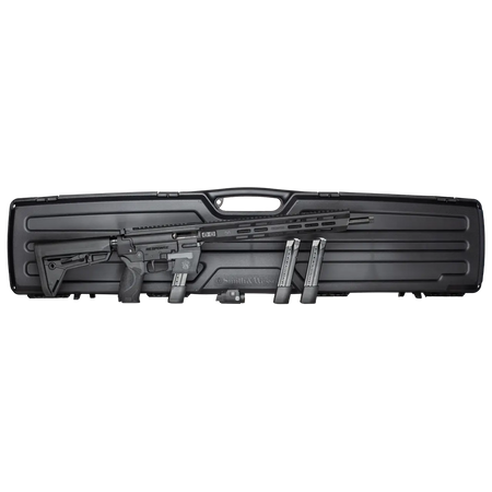 SMITH & WESSON RESPONSE 9MM RIFLE 16.5" BLACK 3-23RD MAGS, CRMSN TRCE CMR-209, SW CASE