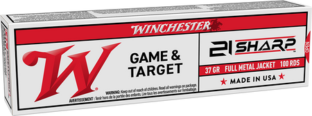 Winchester Game & Target .21 Sharp 42 grain Full Metal Jacket ammunition