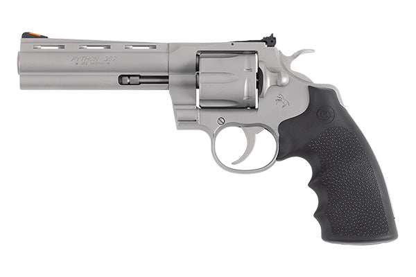dCOLT PYTHON MATTE STAINLESS REVOLVER 357 MAG 5" 6 RD