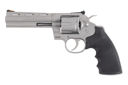 dCOLT PYTHON MATTE STAINLESS REVOLVER 357 MAG 5" 6 RD