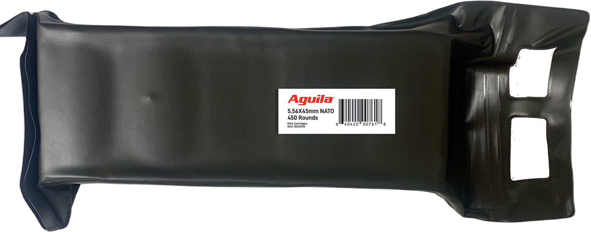Aguila  5.56x45mm NATO 55 grain Full Metal Jacket ammunition