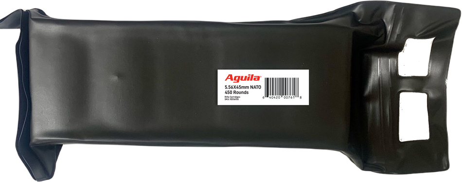 Aguila  5.56x45mm NATO 55 grain Full Metal Jacket ammunition