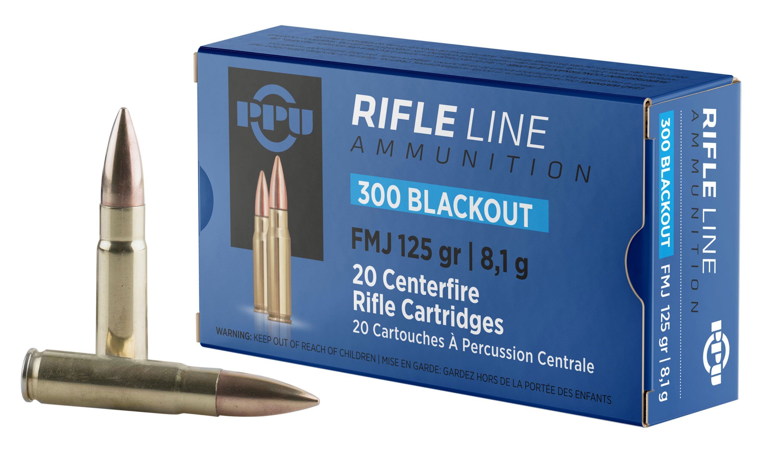 Prvi Partizan  .300 AAC Blackout 125 grain Full Metal Jacket ammunition