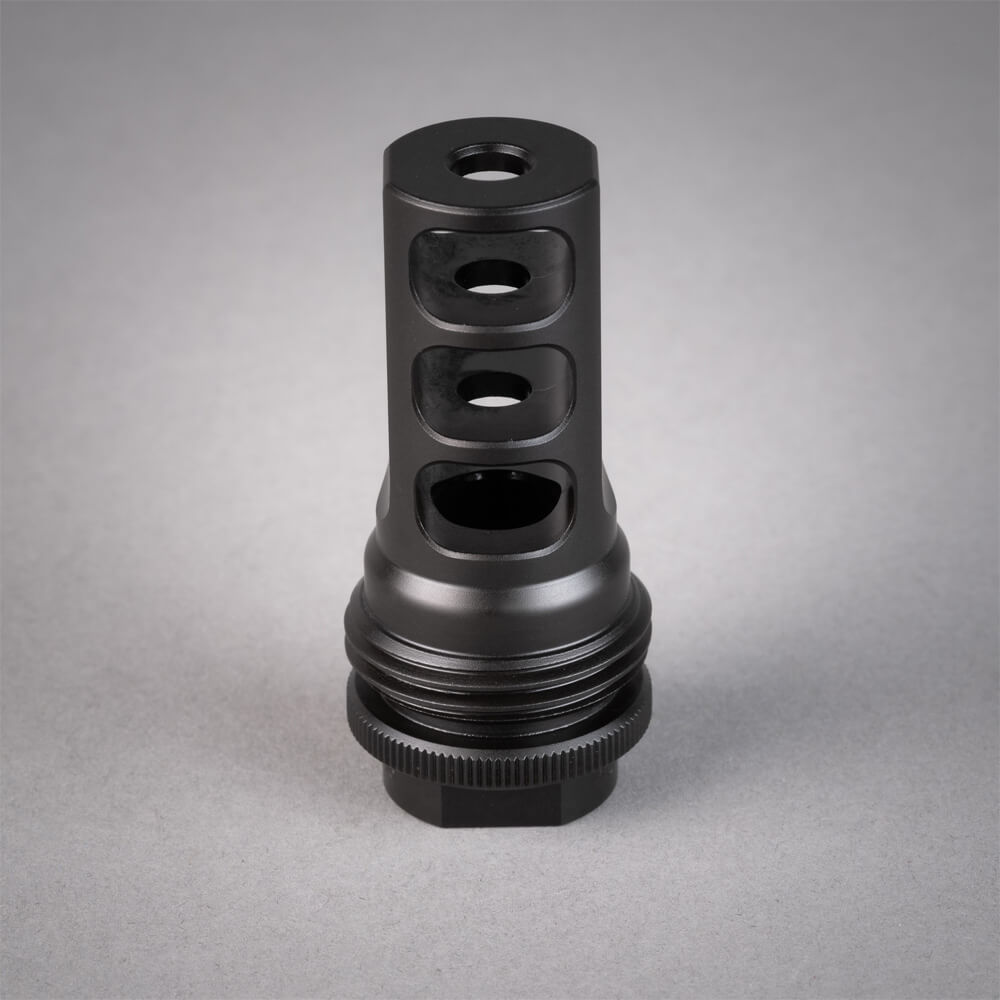 SilencerCo ASR Omega Muzzle Brake M18x1.5 for .338 Caliber