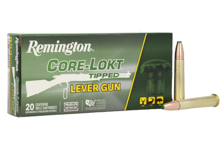 Remington CORE-LOKT TIPPED LEVER GUN .45-70 Government 300 grain Core-Lokt Tipped ammunition