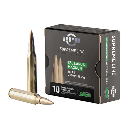 Prvi Partizan MatchKing Competition .338 Lapua Magnum 250 grain Hollow Point Boat Tail ammunition