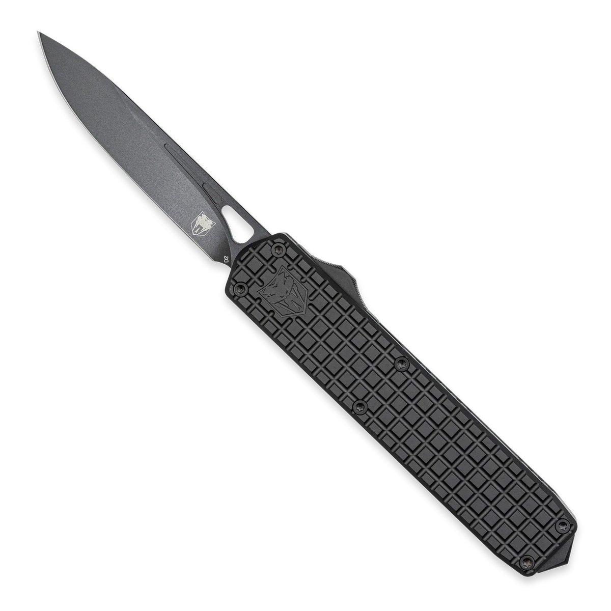 CobraTec Mamba Large Tanto Non-Serrated Knife in Black