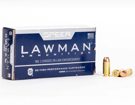 Speer Lawman .40 S&W 180 grain Total Metal Jacket ammunition