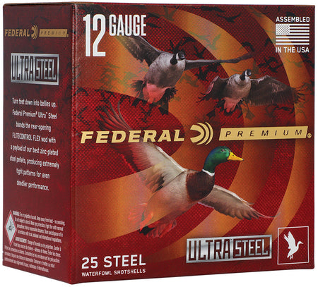 Federal ULTRASTEEL Shotgun Ammo 12 Gauge 3.5 in 1-1/2 oz BB / 2
