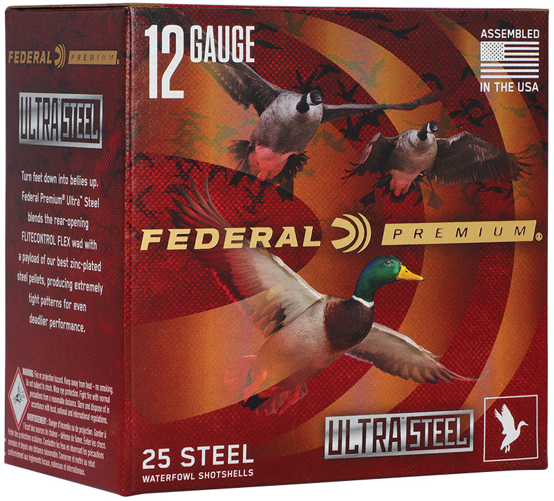 Federal ULTRASTEEL Shotgun Ammo 12 Gauge 3.5 in 1-1/2 oz BB / 2
