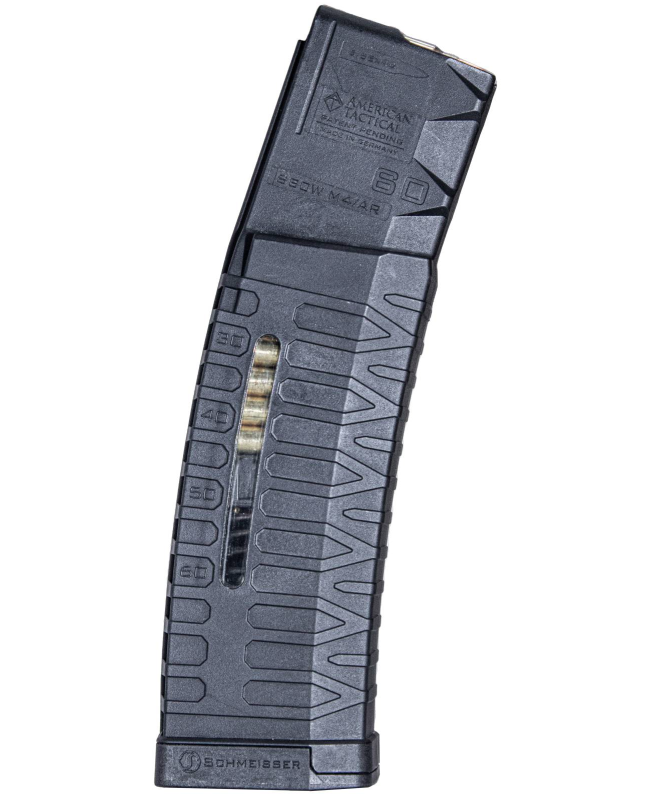 ATI Schmeisser 60RD 5.56/.223 AR-15 Mag with Window