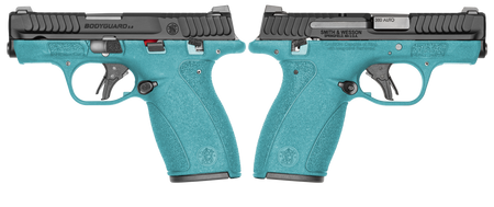 SMITH & WESSON BODYGUARD 2.0 380ACP PISTOL T.S. AZTEC TEAL ORION EXCLUSIVE 1-12RD 1-10RD MAG