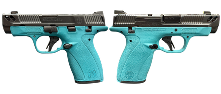 SMITH & WESSON PC BODYGUARD 2.0 CARRY COMP AZTEC TEAL FRM 380ACP PISTOL 3.1" M.S 1-10RD, 1-12RD MAG