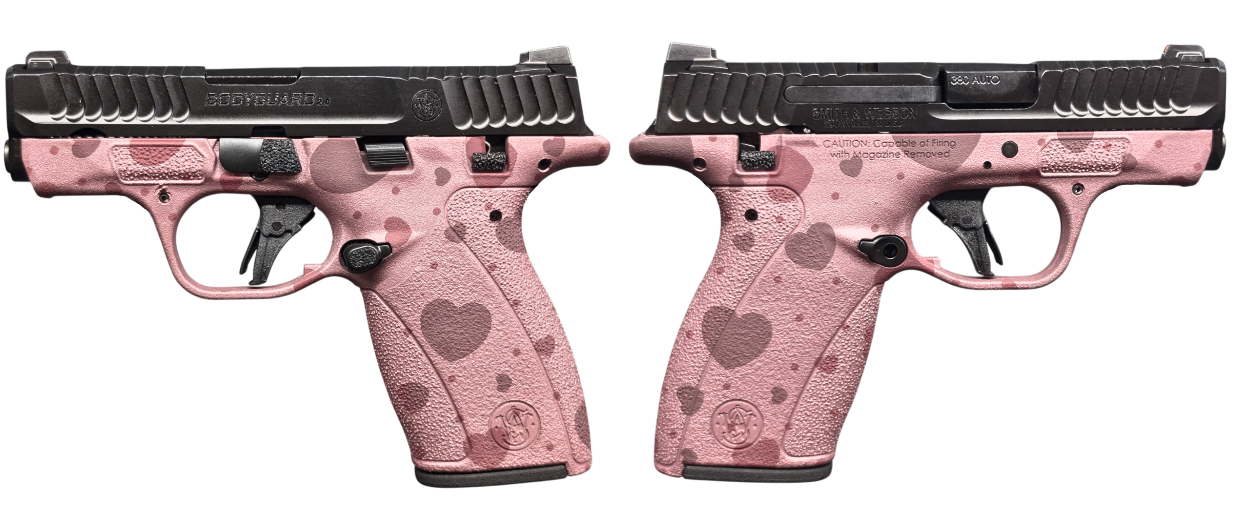 SMITH & WESSON BODYGUARD 2.0 MS BLUSH HEARTS 380ACP 2.75" 1-10RD 1-12RD