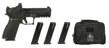 dSPRINGFIELD ARMORY ECHELON 4.5" 9MM 3 DOT TRITIUM GEAR UP 25 5 MAG RANGE BAG VIRIDIAN GRN OPTIC