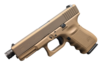 GLOCK 19 GEN 3 2 TONE TACTICAL 9MM PISTOL 4.01" FXD 5.5lb 2-15RD MAGS