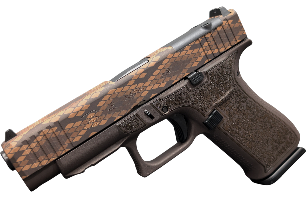 GLOCK 48 MOS COPPERHED 9MM PISTOL 4.01 FXD W/front rails 2-10RD MAGS